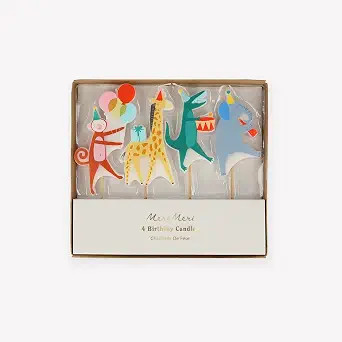 Meri Meri Animal Parade Candles (Pack of 4) | Amazon (US)