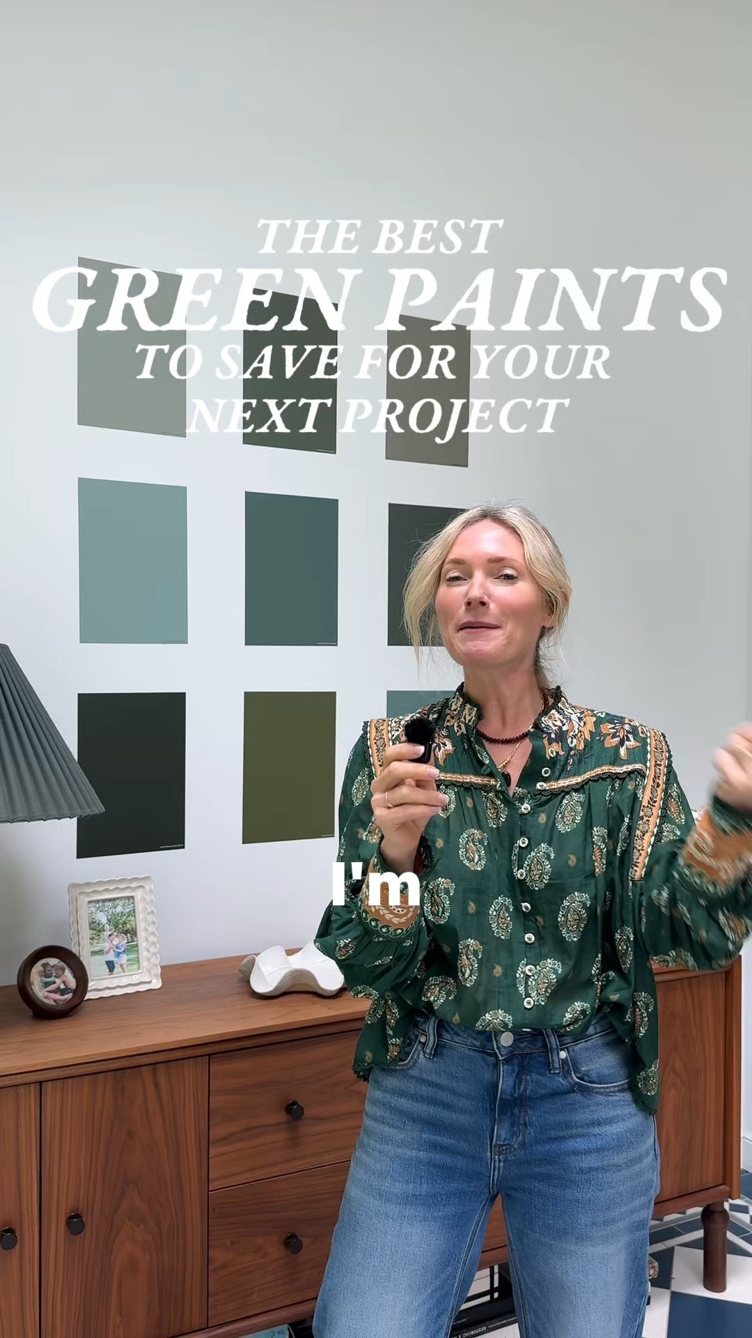Green paints!!! I LOVE these paint samples because you can peel and stick them all over the room. So much easier than painting a ton of samples on the wall. Linking samples to my fave greens below!