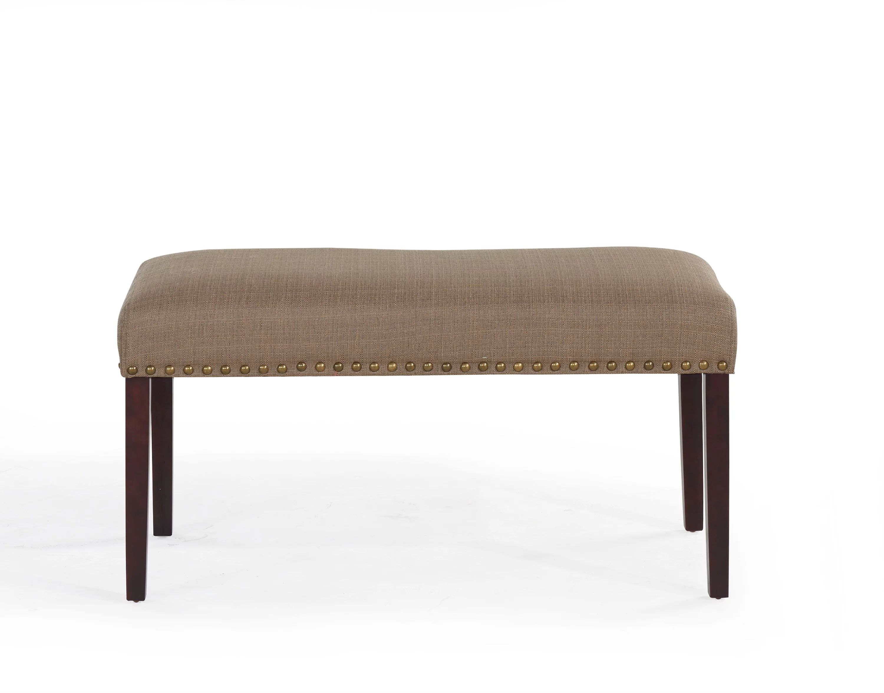 DHI Nice Nailhead Upholstered Dining Bench, Multiple Colors | Walmart (US)