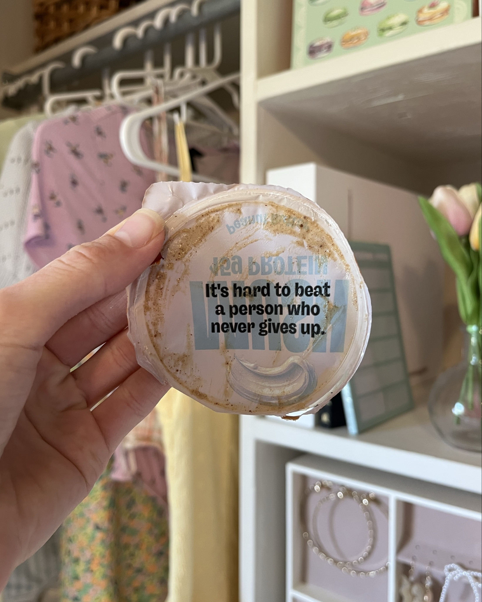 A little midweek MUSH motivation for you 👏🏻🥄 These lids always know just what to say 🥹 What’s your favorite flavor of MUSH Overnight Oats? Mine is definitely Peanut Butter Chocolate Chip 🤤🥜🍫 With 15g of protein! 💪🏻 Never tried MUSH!? Check out all the best flavors available from Amazon/Whole Foods 🛒

#oats #overnightoats #snack #healthysnack #healthyfood #protein #highprotein #nongmo

#LTKfoodie