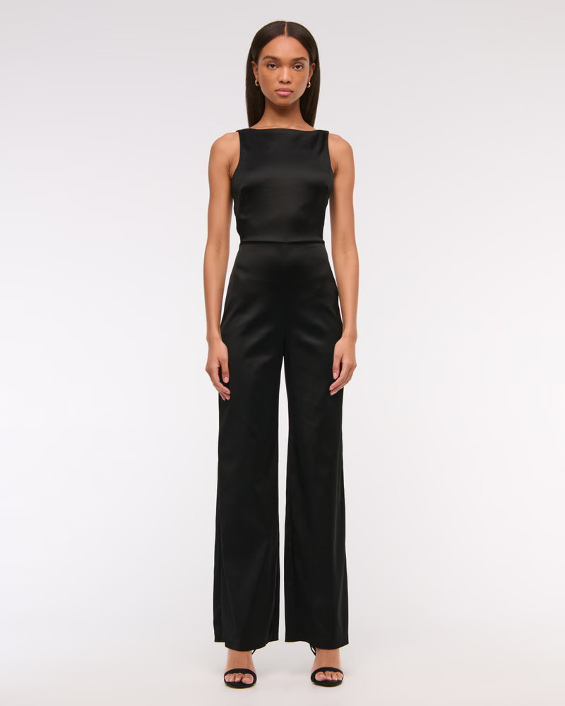 Women's Slash Clasp-Back Jumpsuit | Women's Dresses & Jumpsuits | Abercrombie.com | Abercrombie & Fitch (US)