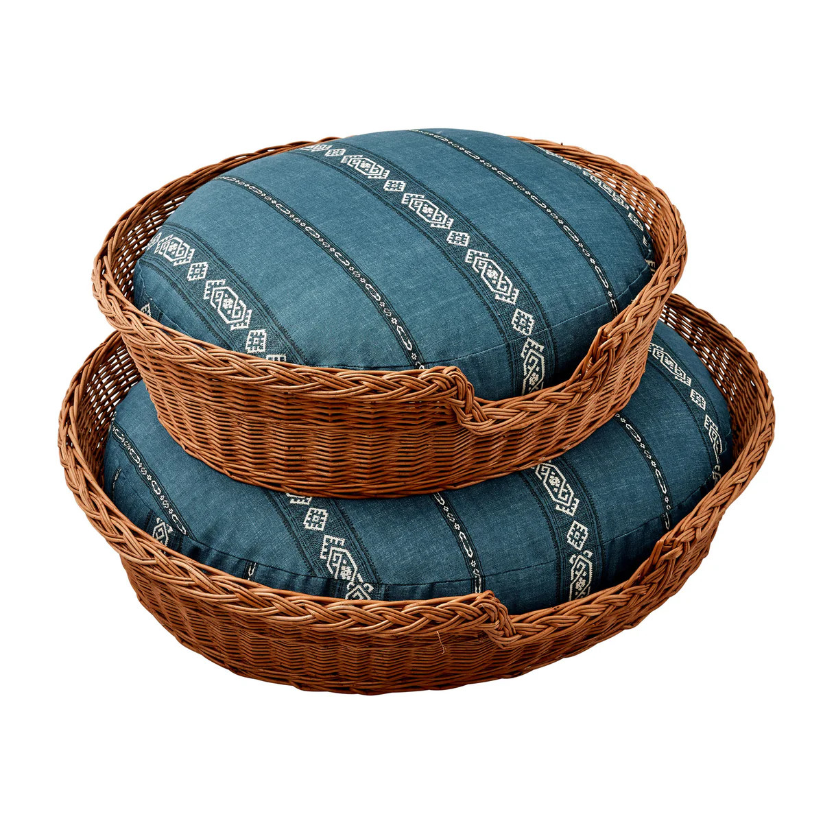 Braided Wicker Dog Basket | Noel Pittman