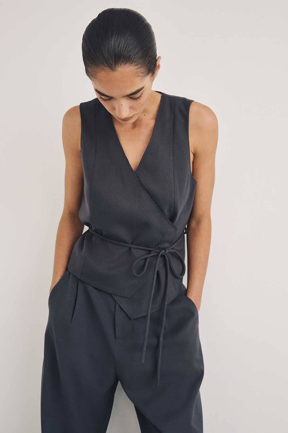 TORI SLATE ASYM TOP | DISSH