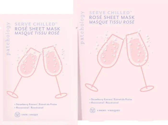 4-Pack Serve Chilled Rosé All Day Sheet Mask | Nordstrom