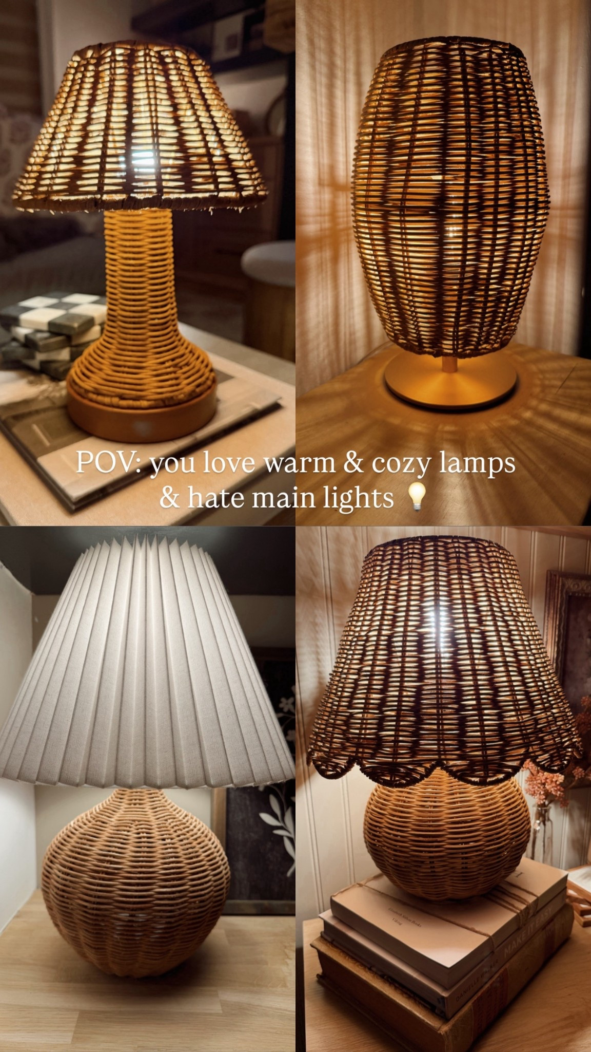 POV: you love cozy & warm lighting but hate overhead ones🙈👀 I GOT YOU!!! 11 of my faves in our home 🤎 + more!!! Let me know if y’all like posts like this! 

Home decor / lighting inspo / lamps / floor lamps / Holley Gabrielle / Amazon / Target 



#LTKHome #LTKSeasonal