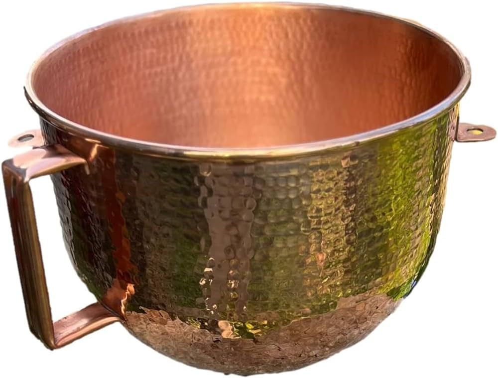 Sertodo Pure Copper 6 Quart Lift Stand Mixing Bowl compatible with Professional 6 quart 600 Serie... | Amazon (US)
