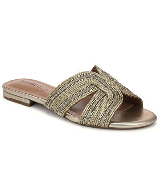 Women's Raelynn Metallic Rope Flat Sandals, Macy's Exclusive | Macy's
