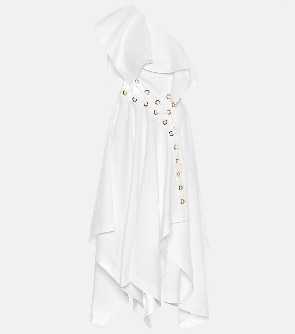 One-shoulder linen dress | Mytheresa (US/CA)