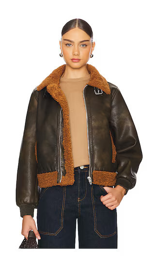 BLANKNYC Bomber in Brown. - size S | Revolve Clothing (Global)