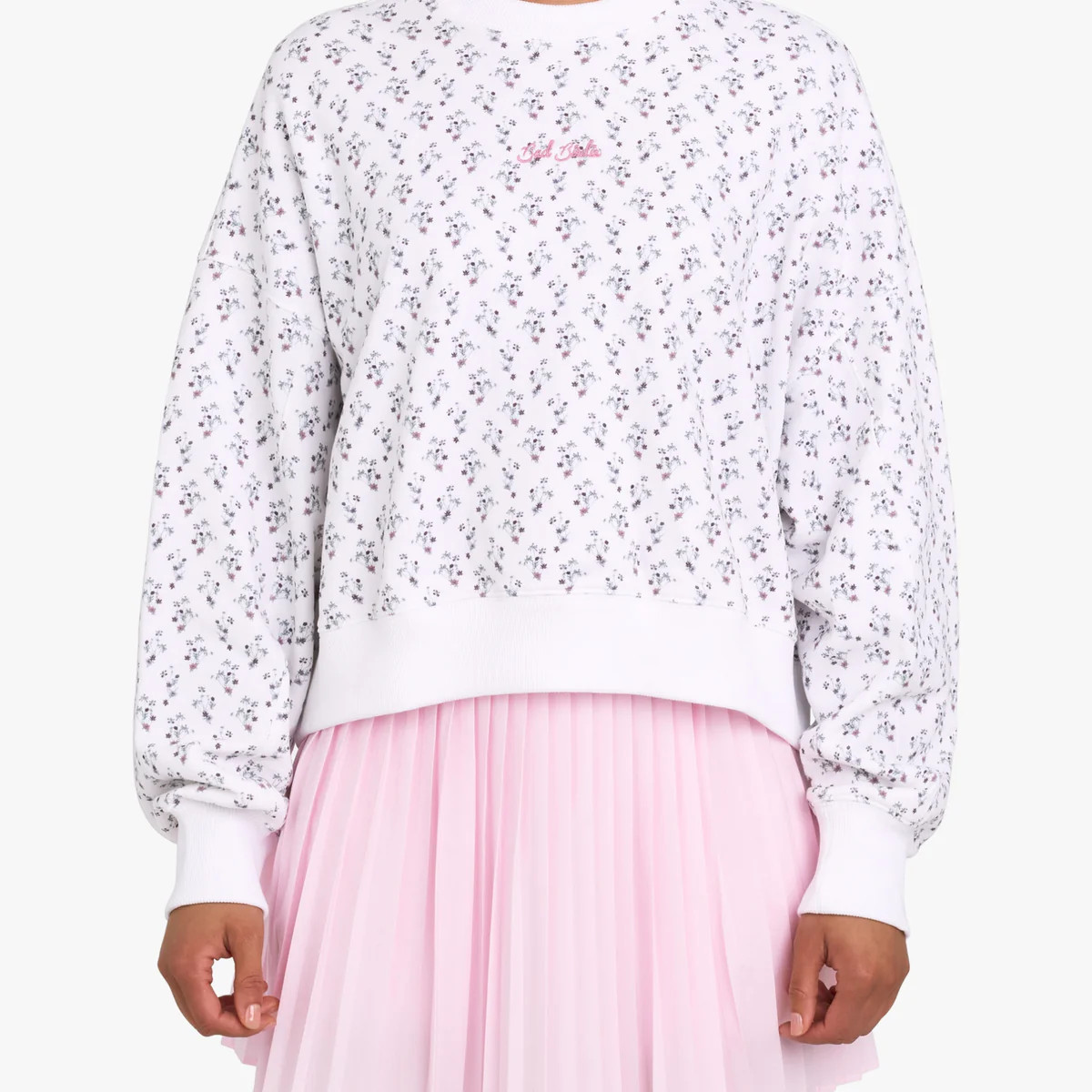 French Terry Crewneck - Petunia Junkie | Bad Birdie Golf