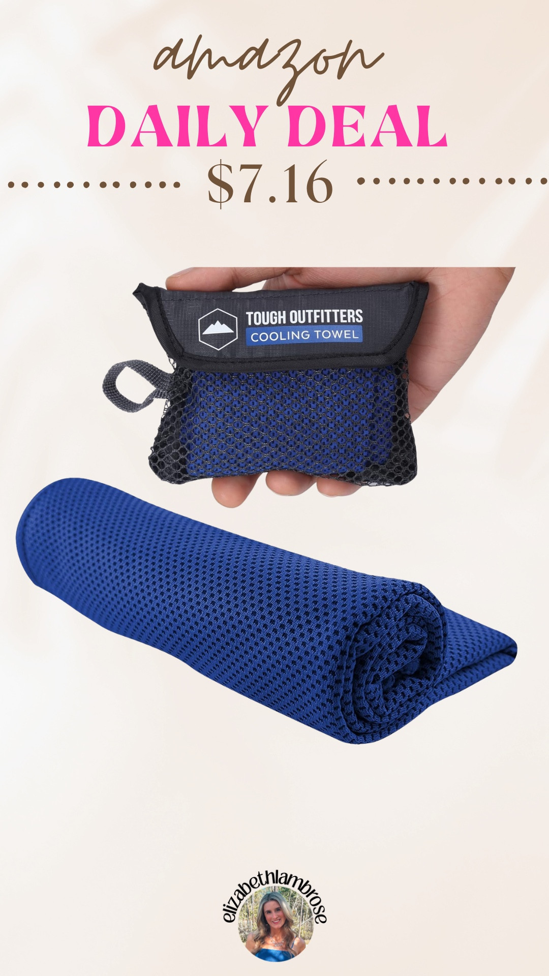 DAILY DEAL
this Amazon cooling towel can come in hand, especially in Florida! 
Grab for your favorite guy, or anyone who works outdoors!

#AmazonDailyDeals 

 #LTKActive #LTKTravel #LTKMens