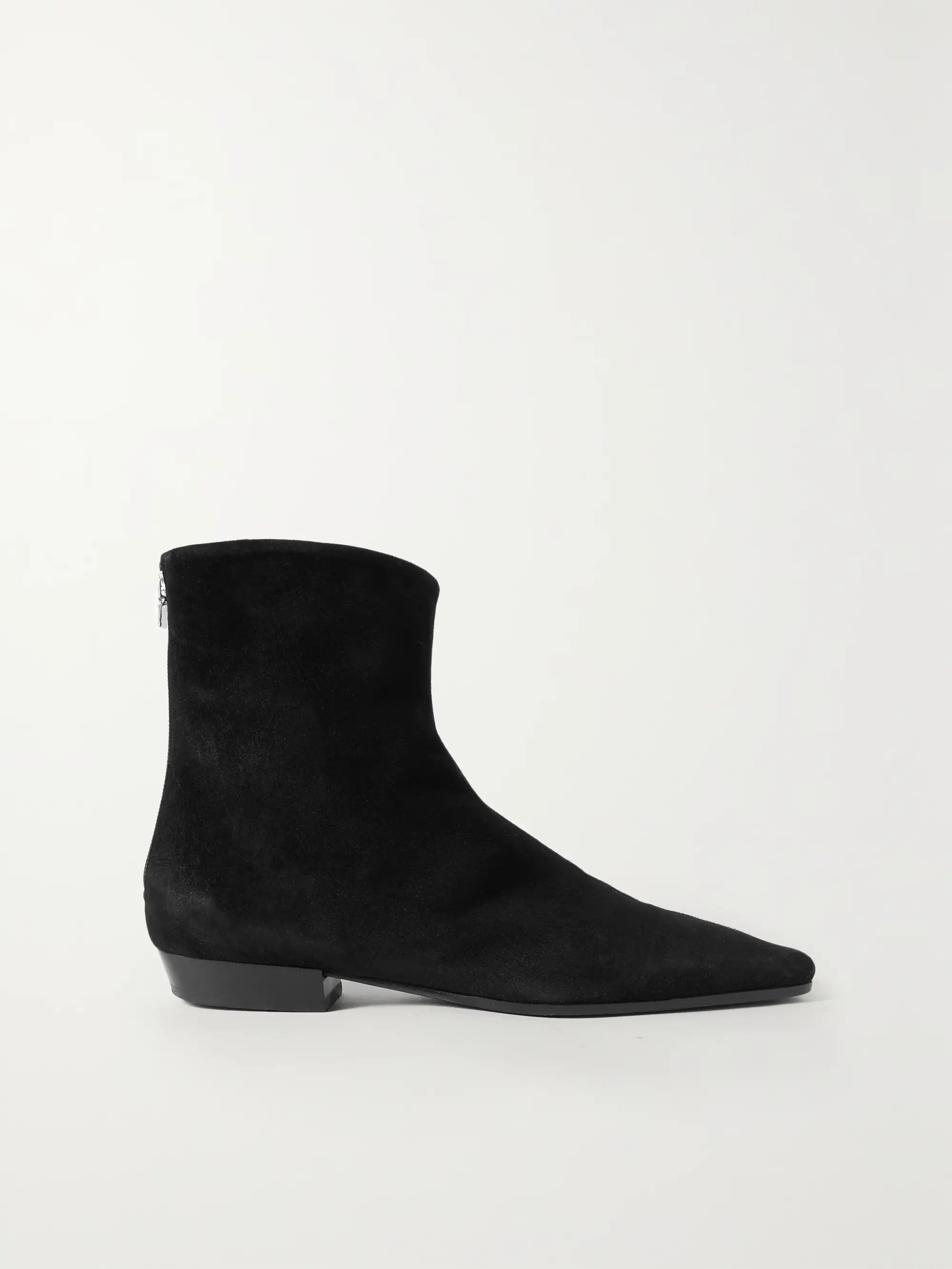 The Western suede ankle boots | NET-A-PORTER (US)