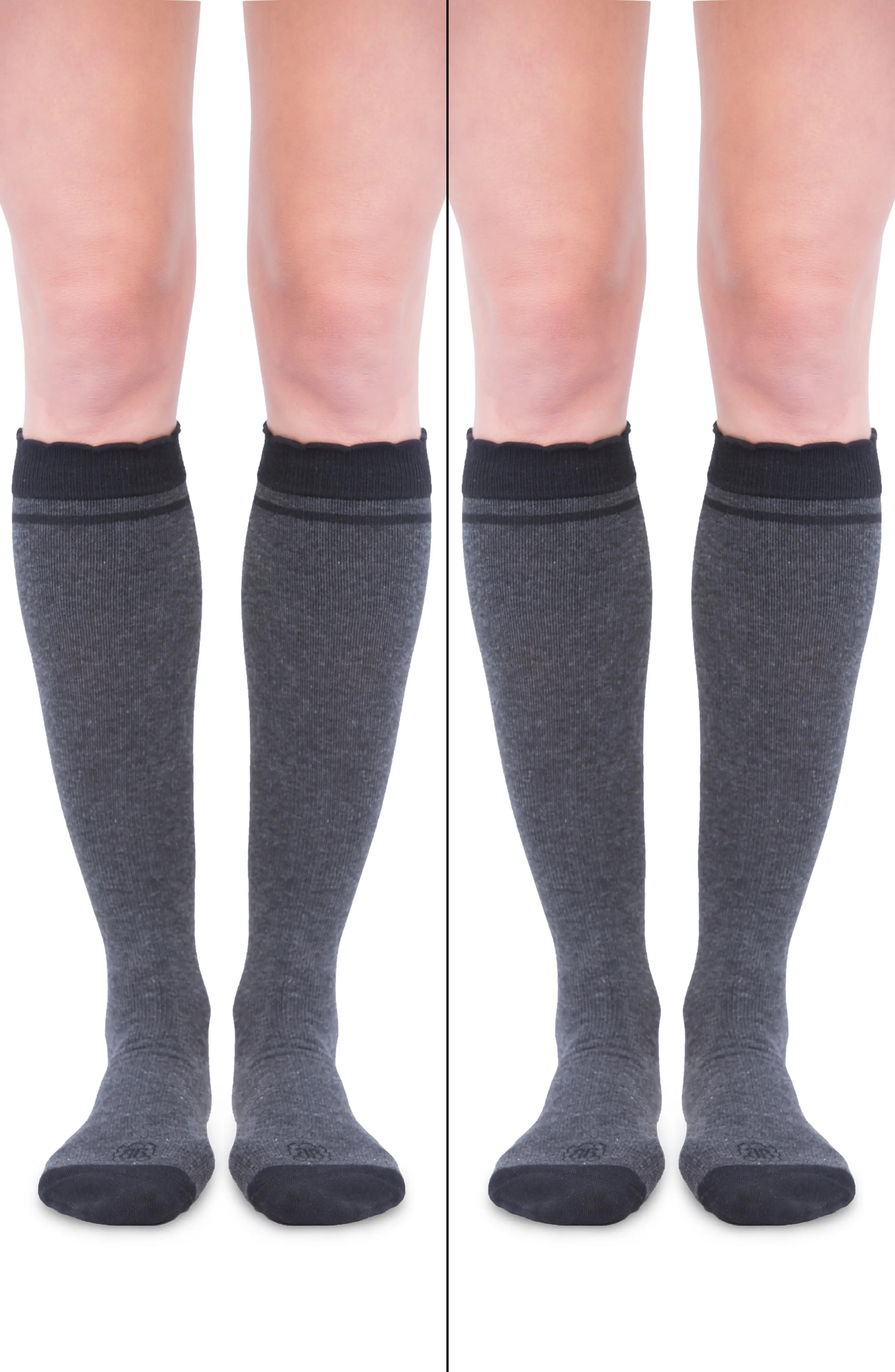Belly Bandit(R) 2-Pack Compression Socks in Charcoal at Nordstrom, Size 1 | Nordstrom