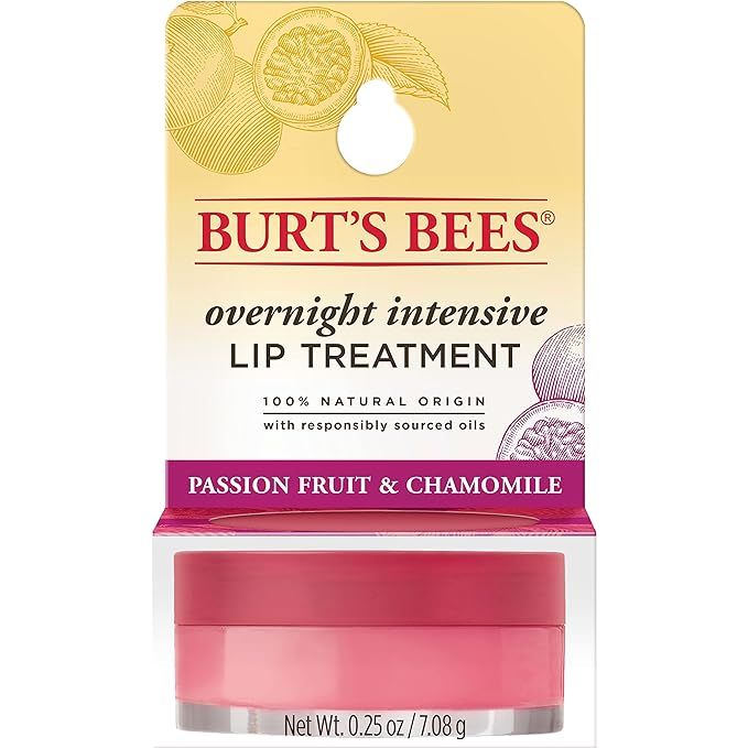 Burt's Bees Overnight Lip Sleeping Mask Stocking Stuffers, Exfoliating Scrub Restores, Hydrates &... | Amazon (US)