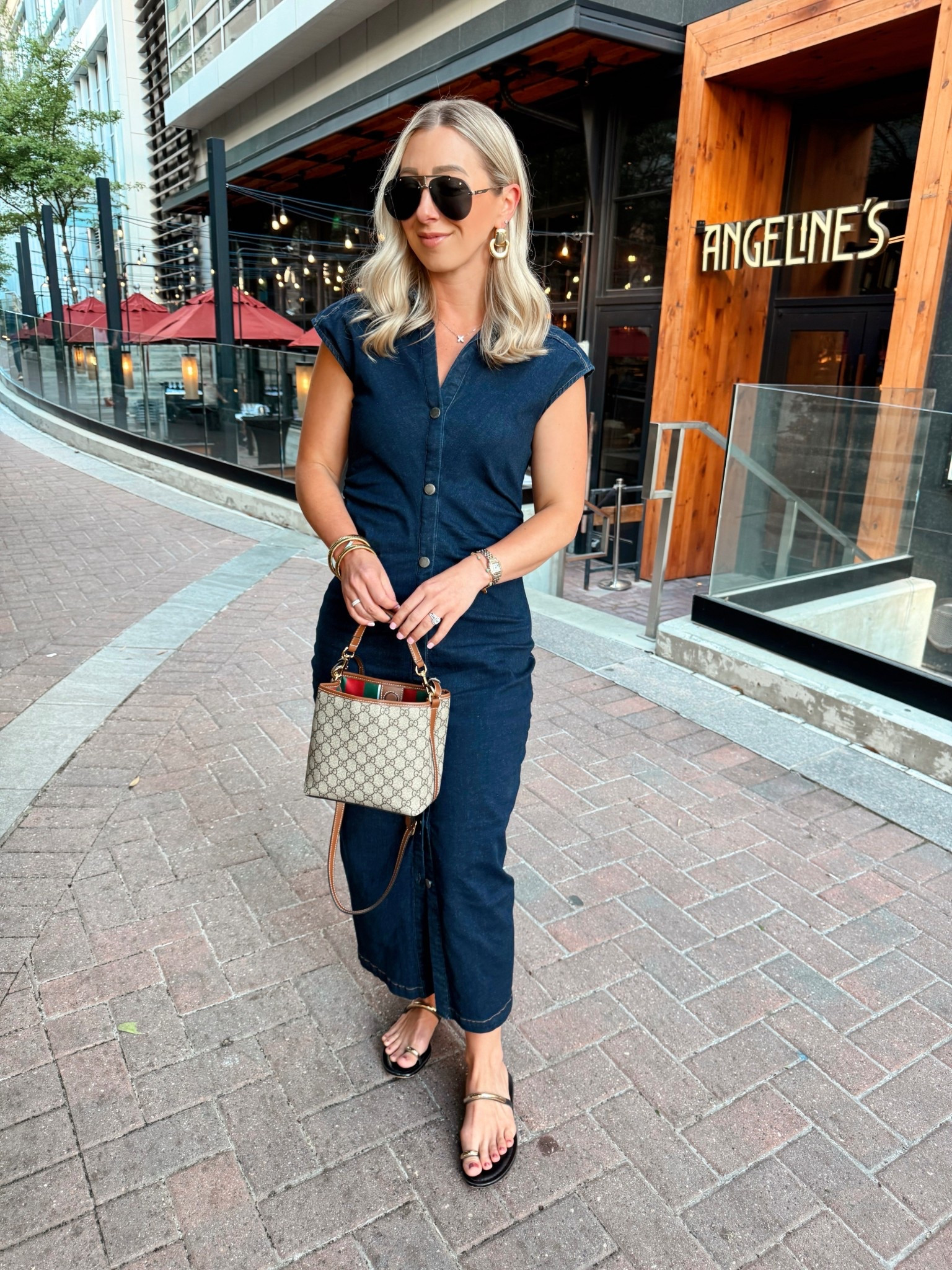 Date Night OOTD 💁🏼‍♀️ Size small dress! 

Denim dresses, date night dresses 

#LTKSeasonal #LTKPetite #LTKootd