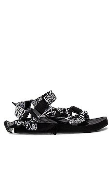 Arizona Love Trekky Bandana Sandal in Black from Revolve.com | Revolve Clothing (Global)
