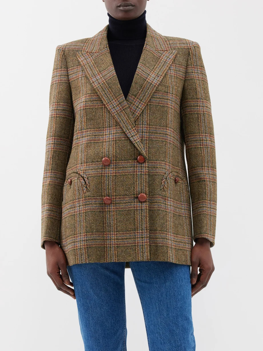 X Cabana Everynight Prince of Wales wool blazer | Matches (US)