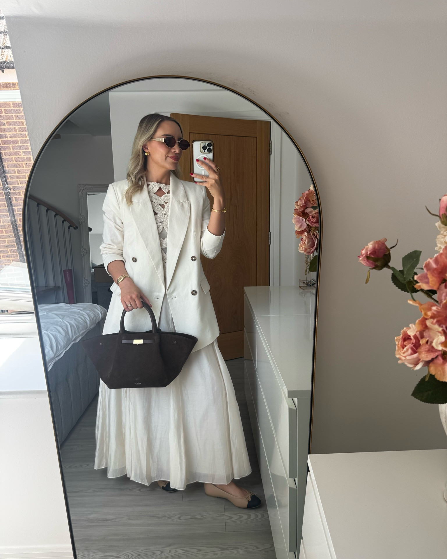 A summer outfit idea taking this maxi dress from workwear to holiday outfit idea 🤍🫶🏼

#LTKsummer #LTKworkwear #LTKdresses