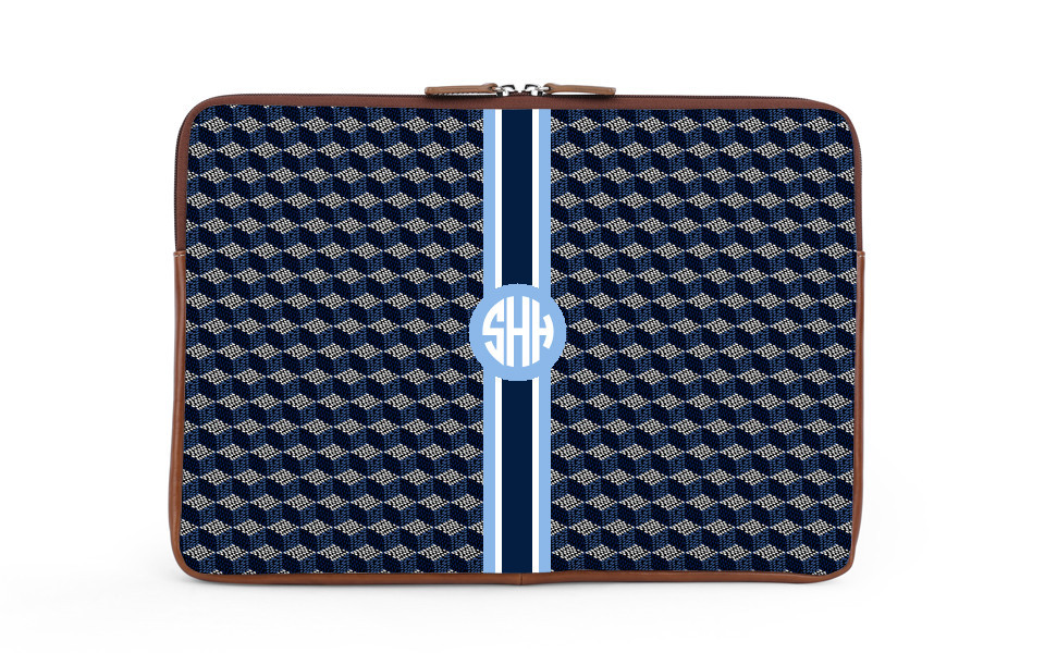 Gatwick Garment Bag - Monogram Stripe | Barrington Gifts