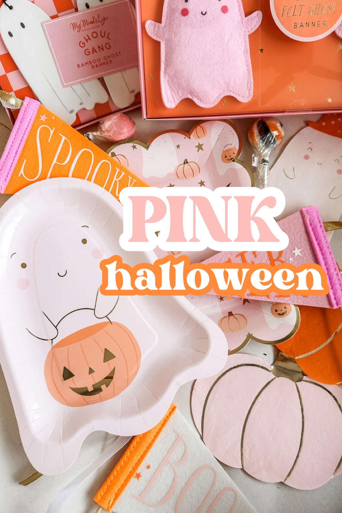 The cutest pink Halloween goods you’ve ever seen! Whether you’re throwing a cute Halloween party for your little ones or decorating your kid’s room with the cute garland, this round-up is perfection. 

#halloweendecor #halloweenparty #pinkhalloween