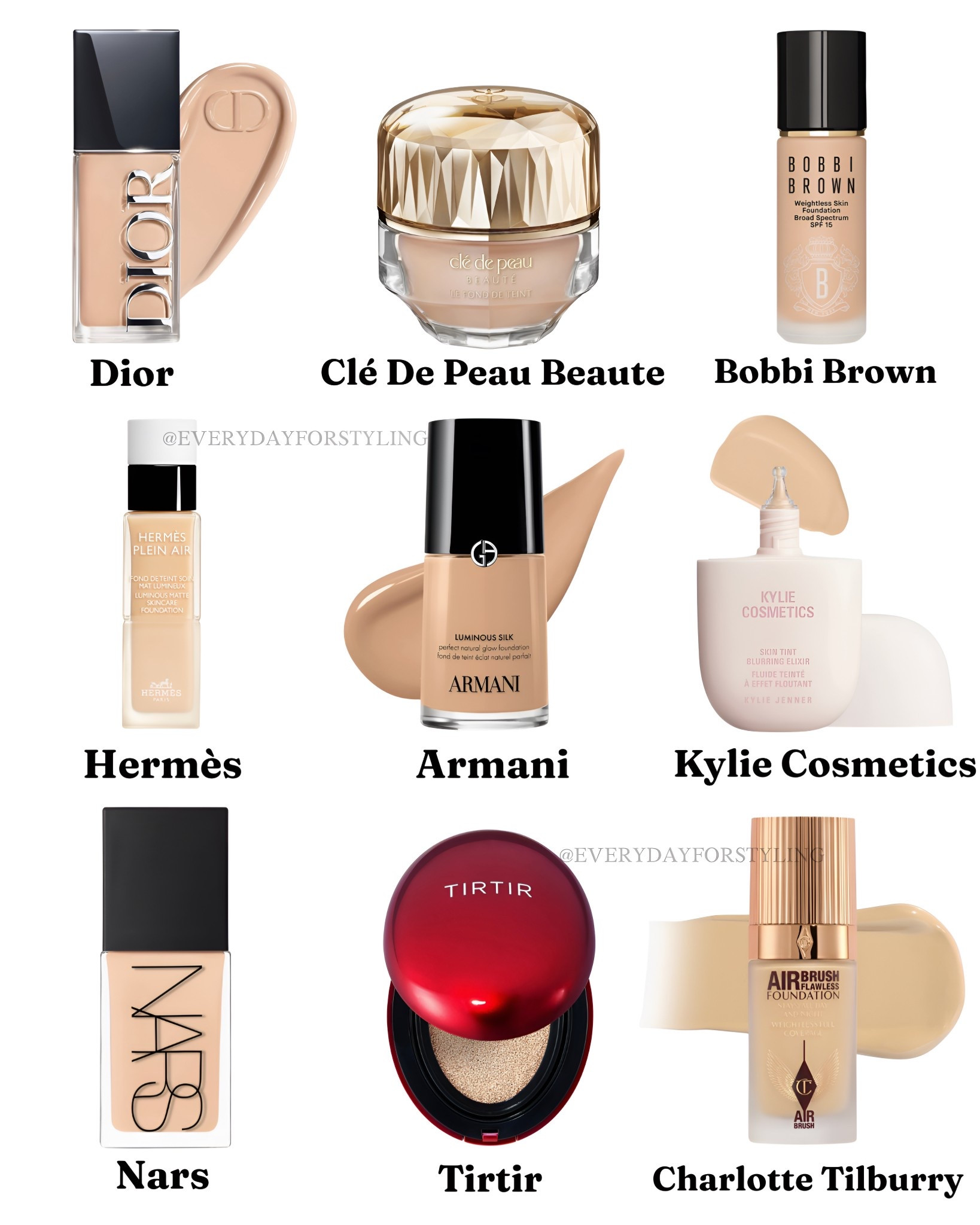 Which one is sitting in your makeup bag right now? 👇

best foundations 2026, luxury foundation review, flawless skin makeup, full coverage foundation, natural finish foundation, long lasting foundation, dewy skin foundation, matte foundation for oily skin, best foundation for dry skin, viral makeup products, high end makeup brands, foundation comparison, makeup base routine, skin like foundation, beauty essentials makeup, everydayforstyling 

#foundationroutine, #flawlessbase, #makeupessentials, #luxurymakeupedit, #basemakeup

#LTKMothersDay #LTKBeauty #LTKselfcare