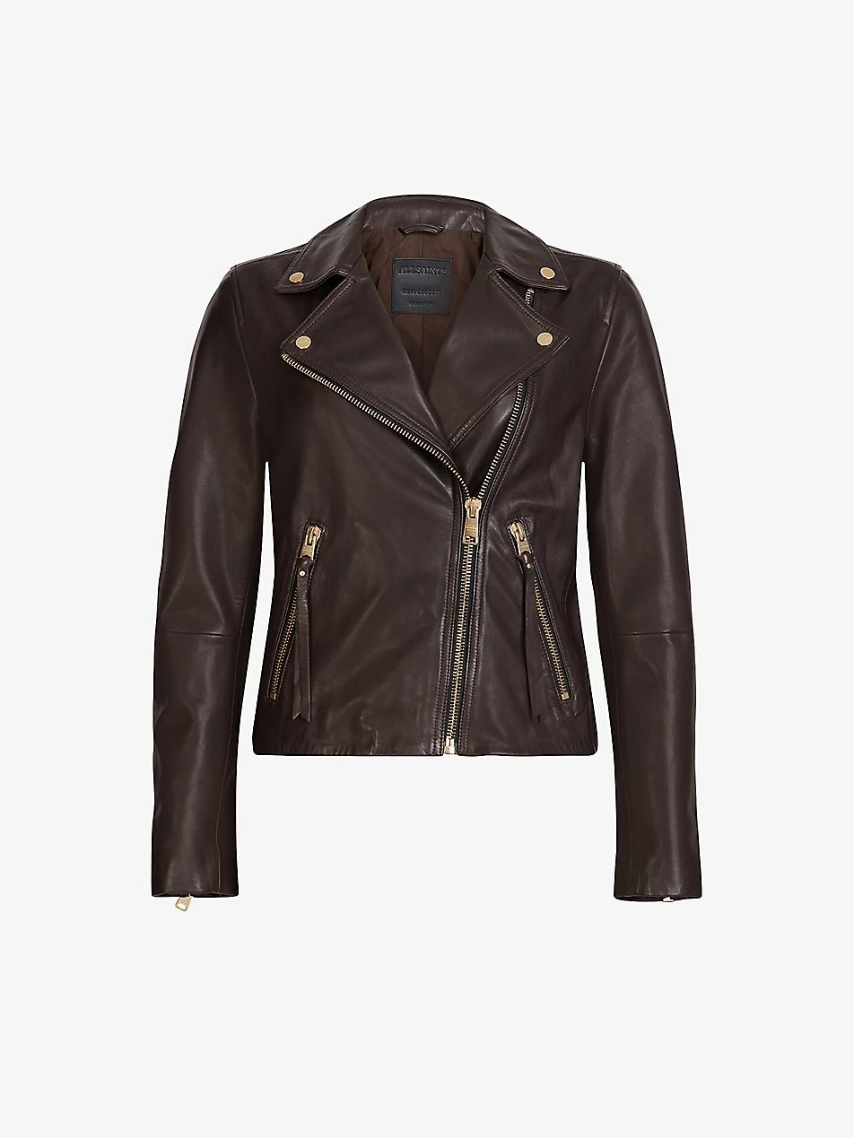 Dalby leather biker jacket | Selfridges