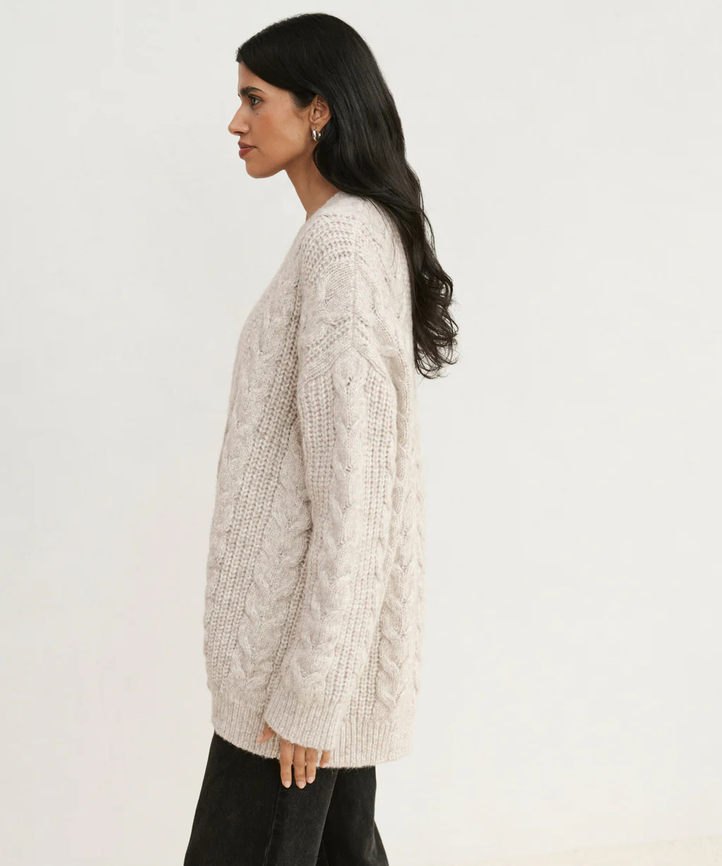 Cable Cocoon Cardigan | Jenni Kayne
