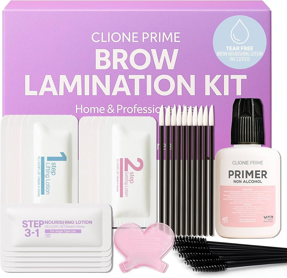 At Home Brow Lamination Kit - DIY Eyebrow Lamination Kit Professional Eye Brow Perm Kit Instant D... | Amazon (US)