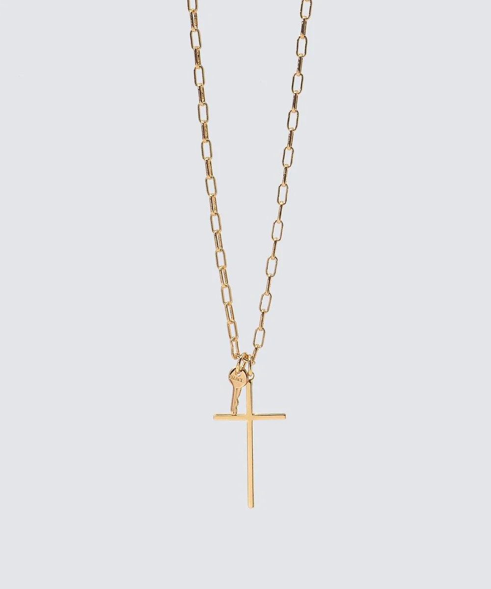 Cross and Mini Key Necklace | The Giving keys