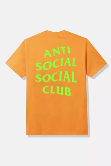 Anti Social Social Club Mind Games Tee Orange | Urban Outfitters (US and RoW)