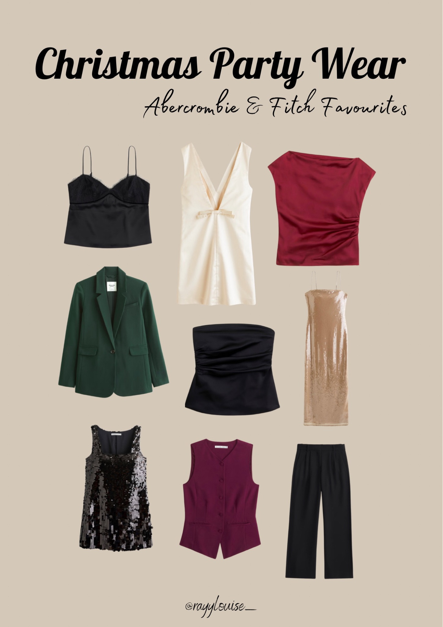 Christmas Party Wear, Abercrombie and Fitch, Tailored trousers, velvet, satin, green blazer 

#LTKpartywear #LTKeurope #LTKmidsize
