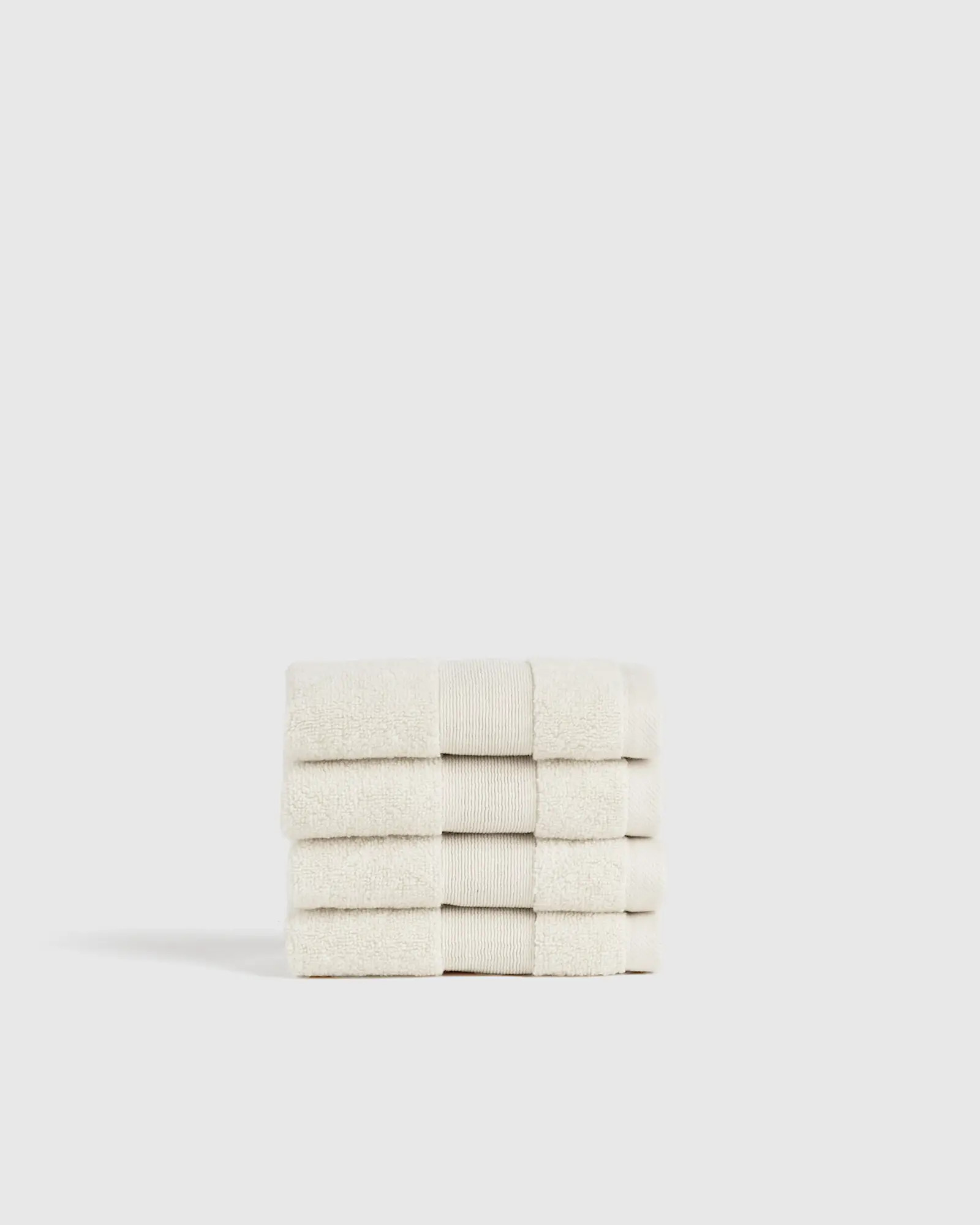 Turkish Classic Washcloth (Set of 4) in Ivory | Quince