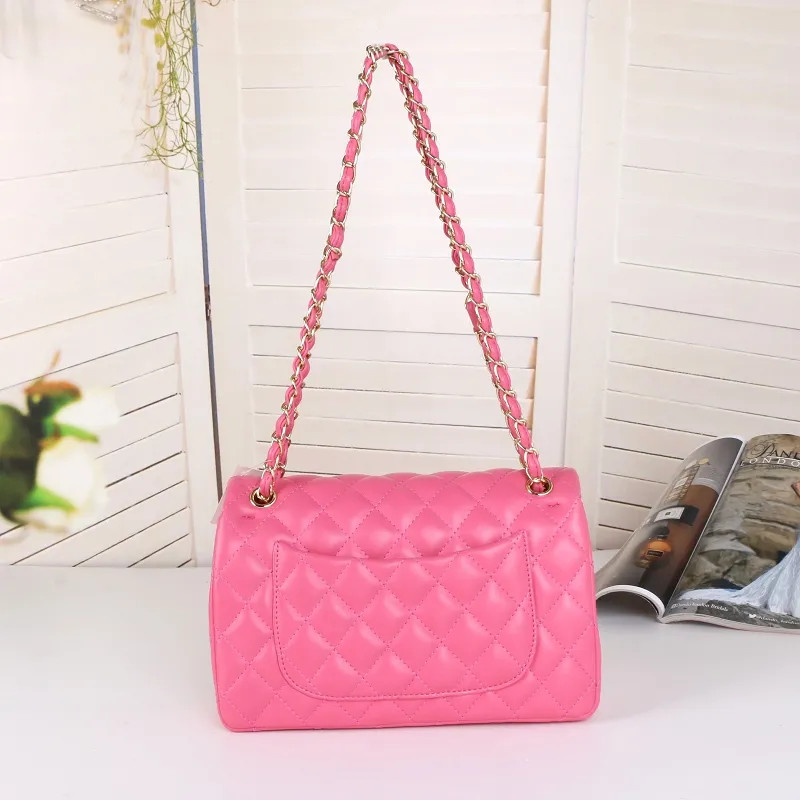 designer bag womens wallet black handbag caviar bags gold chain bag classic flap designer shoulde... | DHGate