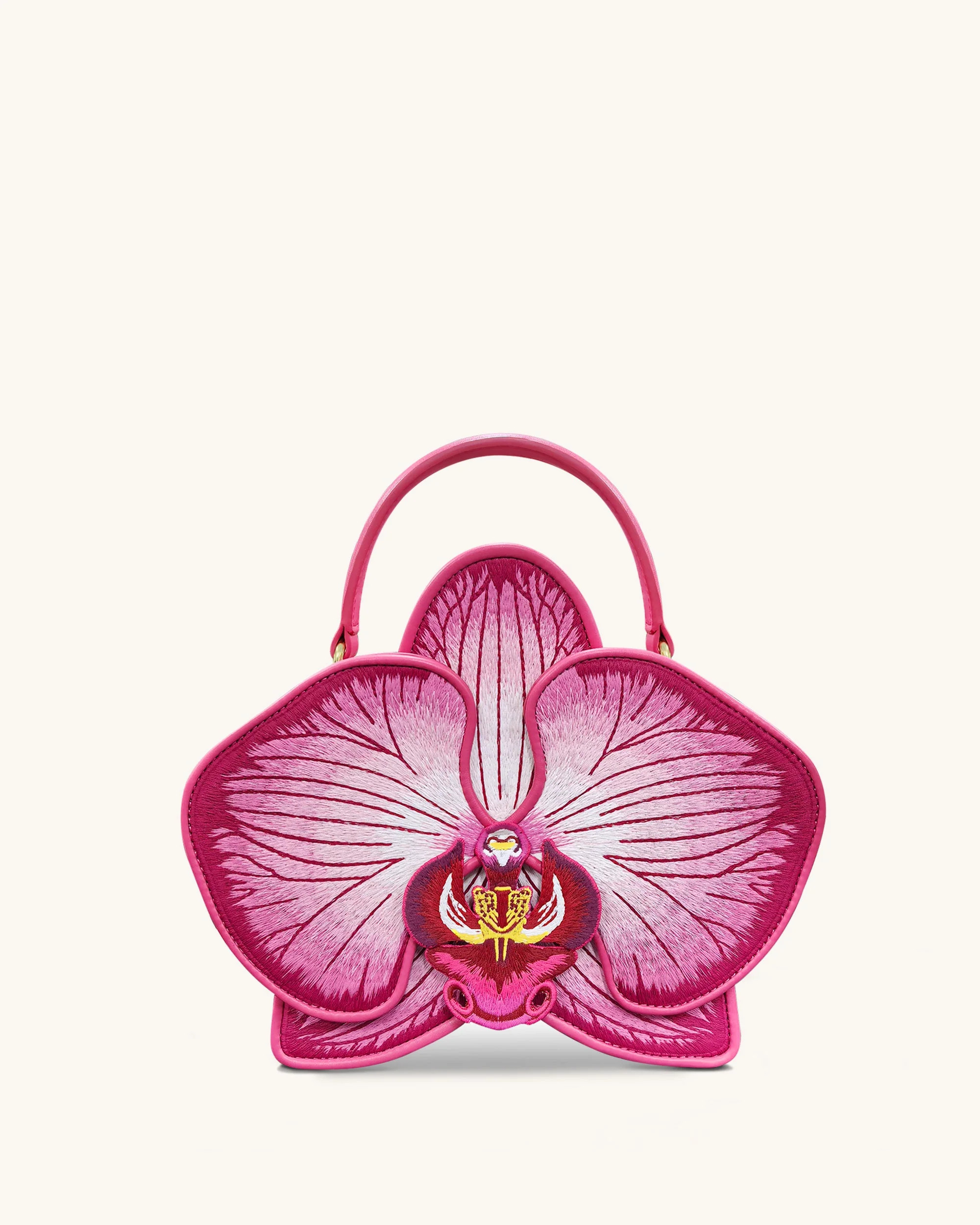 Flora Orchid Shaped Top Hand Bag - Pink | JW PEI US
