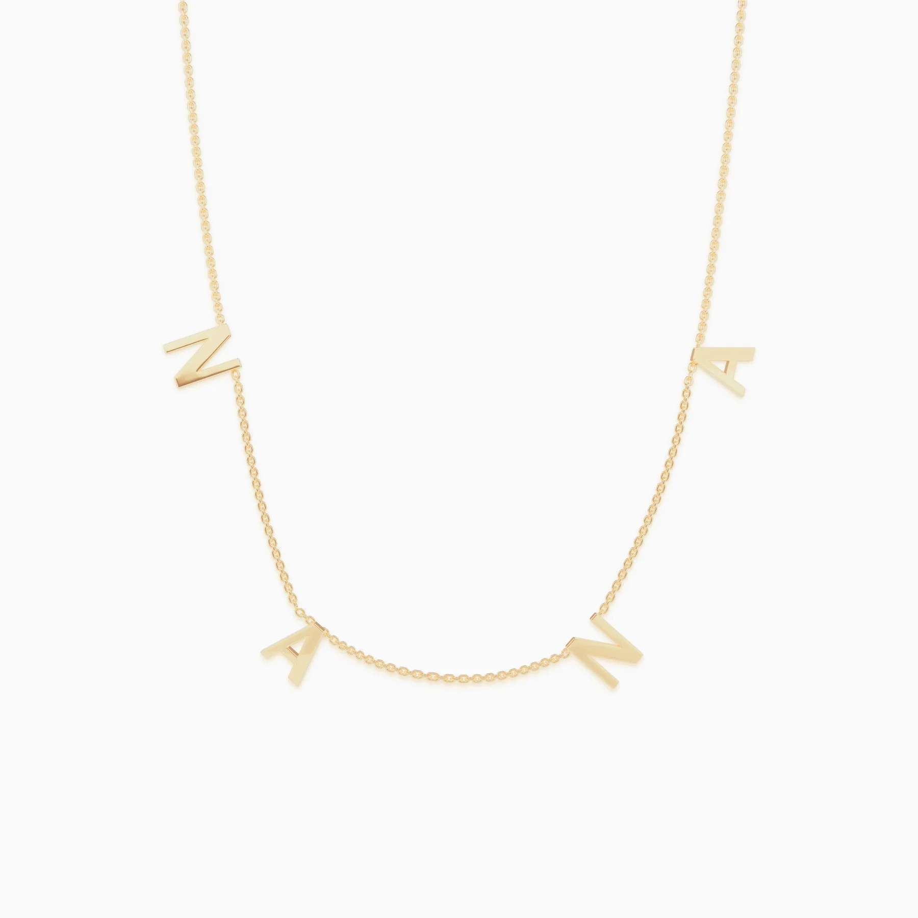 The NANA Letter Necklace | Mint & Lily