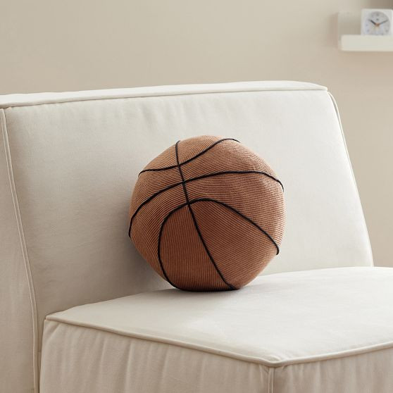 Basketball Shaped Pillow | Pottery Barn Teen