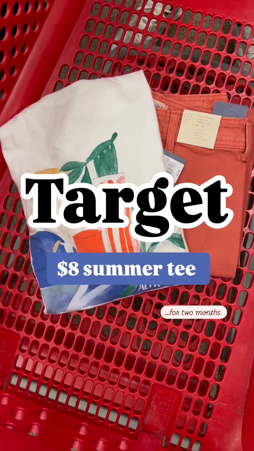 Like + comment “TARGET” if you are ready for your European vacation, farmers market stroll, or just pretending you’re in Positano from the porch. Just say the word if you’re loving this color combo, and I send it to your inbox! 

This tee and these viral sailor pants have been living rent-free in my closet—and now the top is finally online! I found this colorful Target graphic tee two months ago and held off sharing it because it wasn’t on the site… until today. And yes, I paired it with our favorite sailor pants (again) because when something works—you don’t mess with it.

Wearing:
	•	Tee (size small)
	•	Sailor jeans (size 4)

Target graphic tee 2025, sailor jeans outfit, affordable European vacation outfit, colorful summer outfit, Target style, graphic tee over 40, coastal style, summer fashion mom style

#targetstyle #targetfinds #targettee #graphictee #summerstyle2025 #sailorjeans #europeaninspired #over40style #momstyleblogger #targetfashion #coastalgrandma #lightandlifestyled #affordablefashion #budgetfriendlystyle #ltksummer #ltkeuropevibes #casualchic #elevatedbasics #springoutfitideas #colorfulstyle

#LTKSummerEdit #LTKSeasonal #LTKOver40