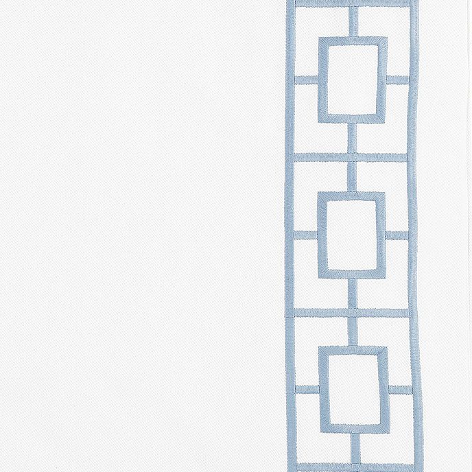 Embroidered Square Trellis Panels - Set of 2 | Ballard Designs | Ballard Designs, Inc.