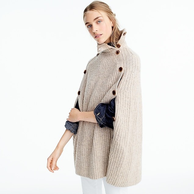 Convertible sweater cape | J.Crew US