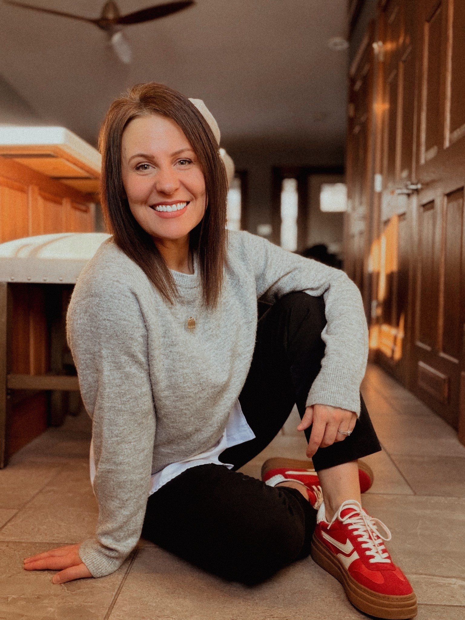 Love a sneaker moment at work! 

#LTKootd #LTKgrwm #LTKWorkwear