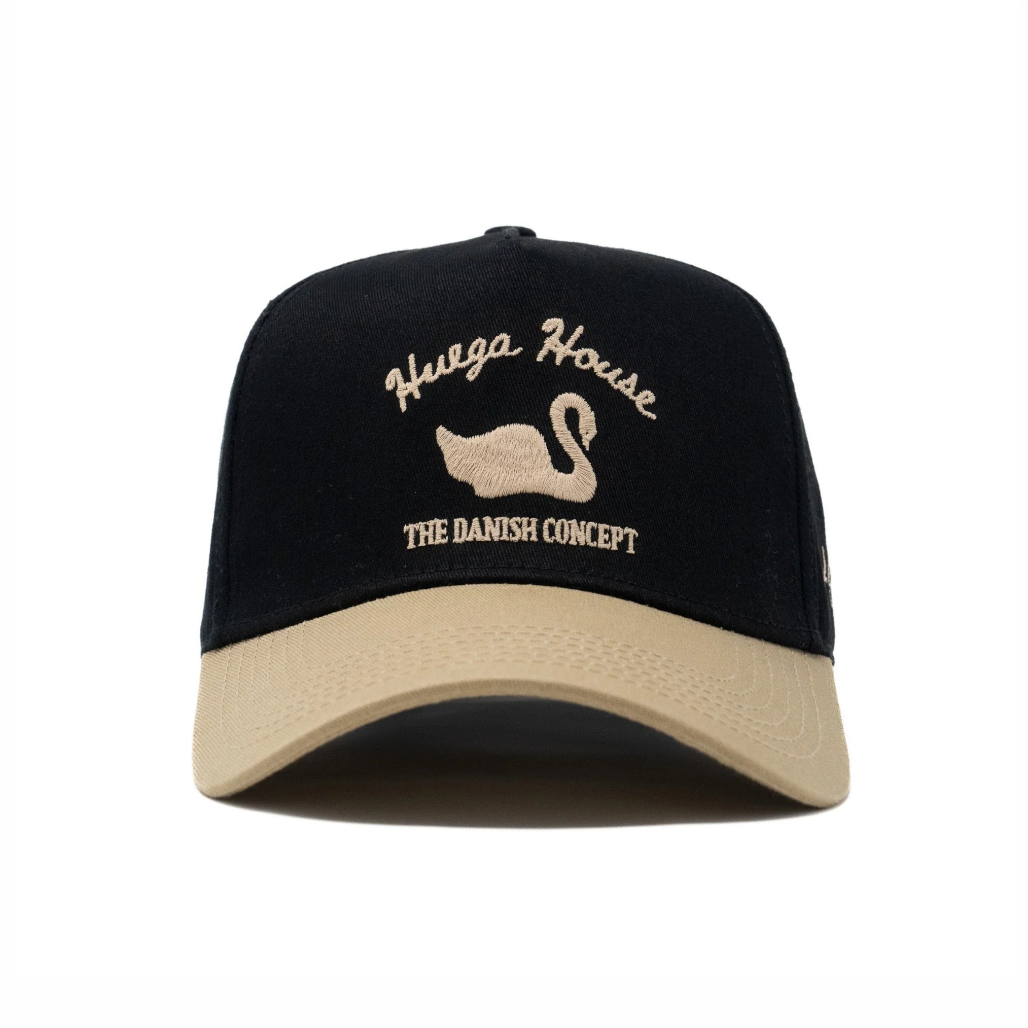 Vintage Swan | Khaki & Black Hat | Huega House