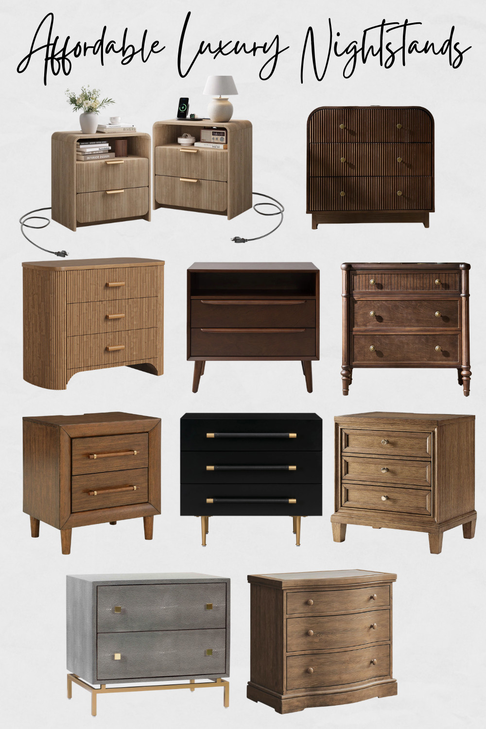 Affordable Luxury Nightstands, Luxe Nightstands for Bedroom, Bedroom Nightstands, Solid Wood Nightstands, Transitional Nightstands, Modern Nightstands, Nightstands for Modern Bedroom

#nightstands #bedroomfurniture #bedroom #affordablefurniture #sidetables #homedecor #luxury 

 #LTKHome #LTKSaleAlert