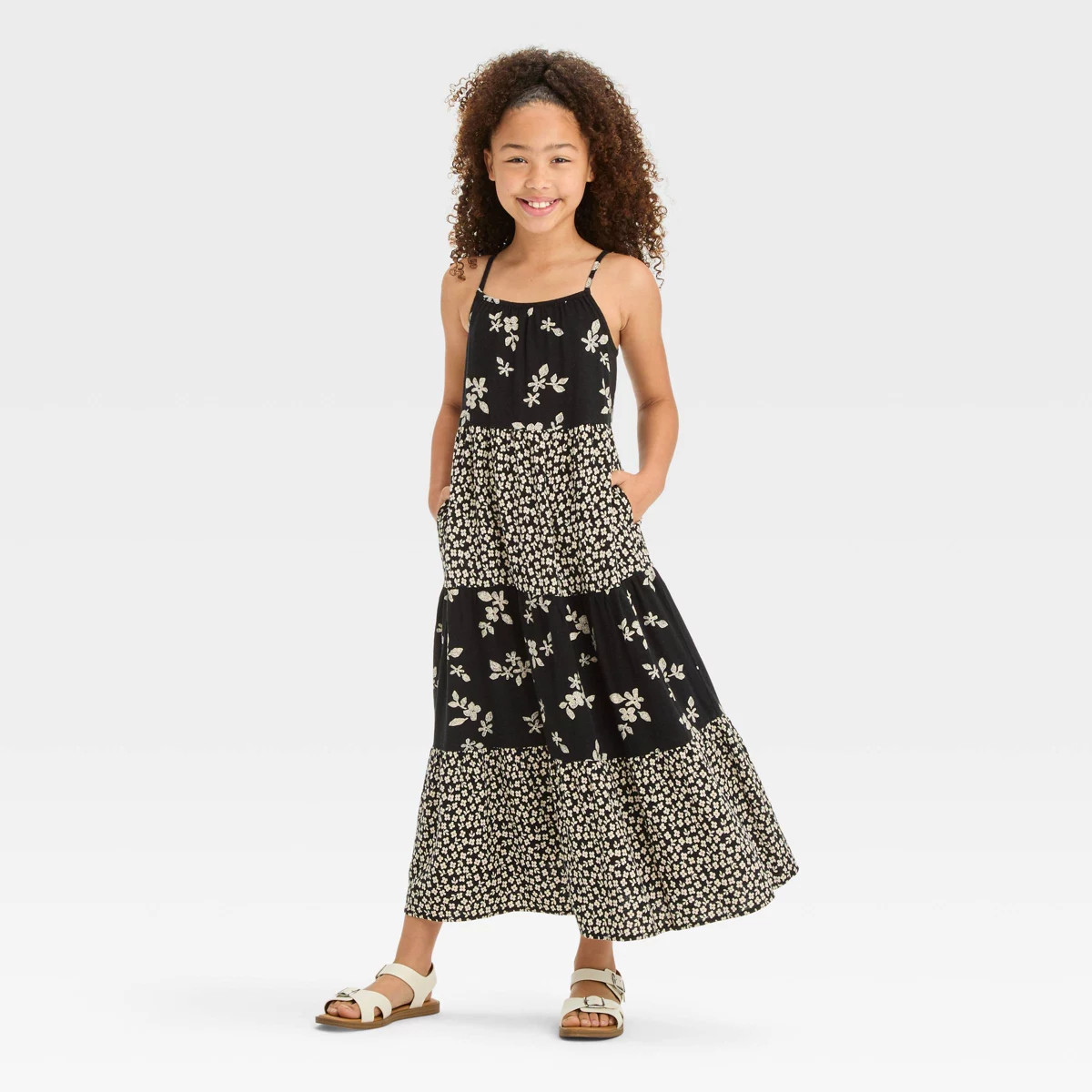 Girls' Sleeveless Woven Maxi Dress - Cat & Jack™ | Target