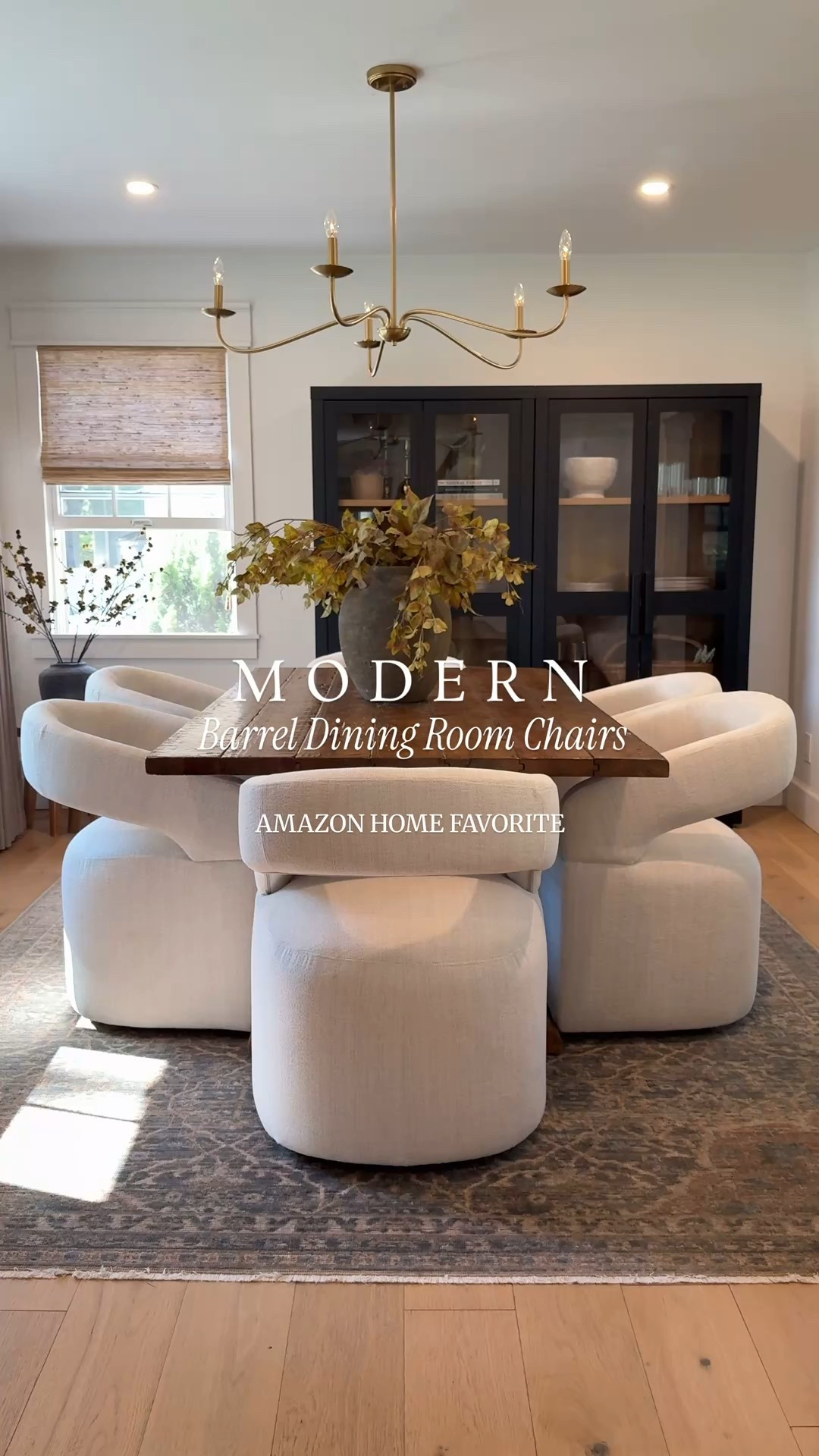 I love adding cozy, affordable, organic modern pieces to my home that create that lived-in style. These upholstered barrel dining chairs glide on hidden casters. They’re very comfortable and the fabric is incredibly soft. They come in a few different neutral-colored fabrics. Shown in linen. Can also be used as an accent chair without casters.

amazon | dining room | seating | entertaining | neutral home | earthy 

#LTKSaleAlert #LTKvlog #LTKHome