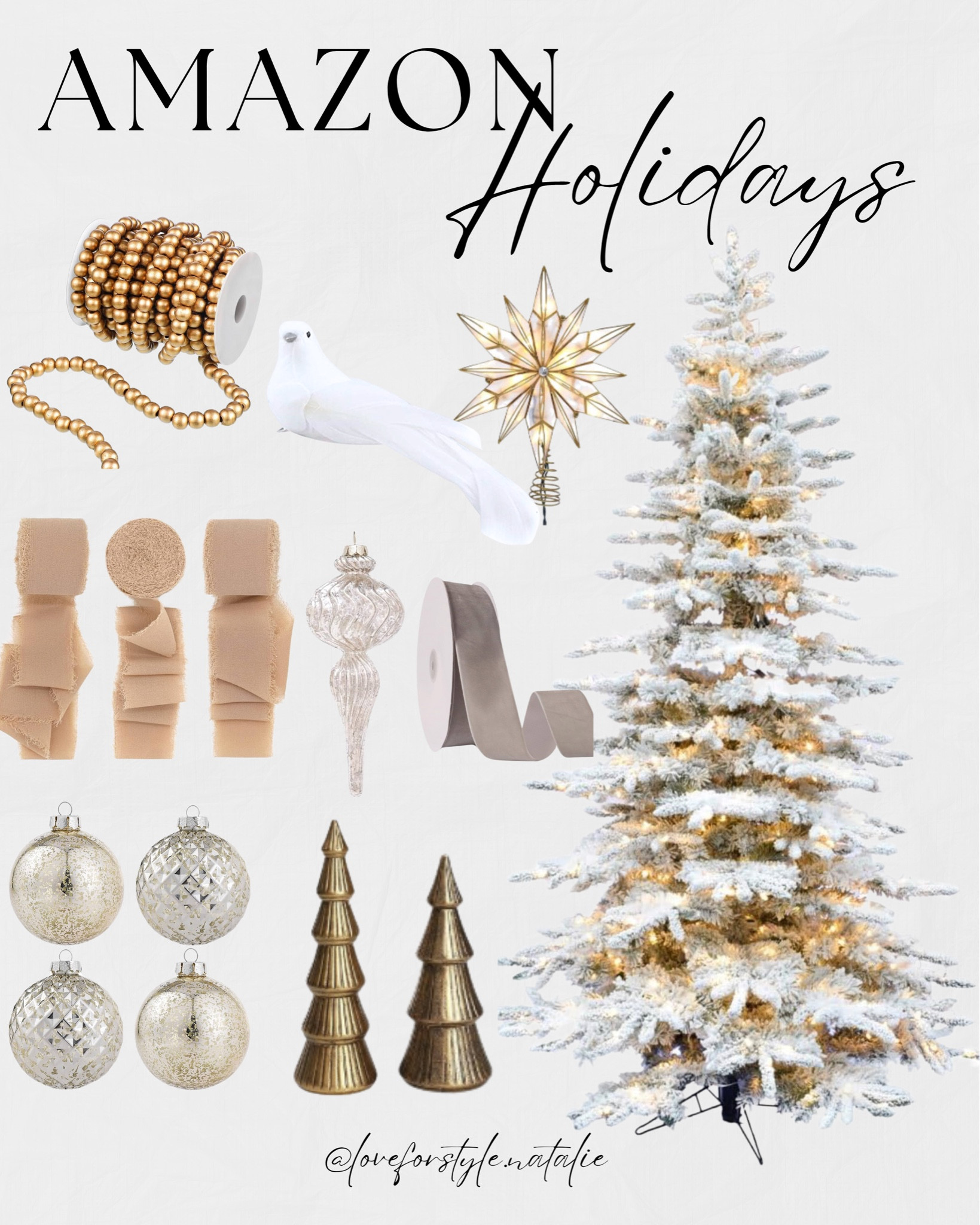 Amazon Holiday Home Decor #holidaydecor #christmasdecor #whitechristmas #amazonfinds 

#LTKhome #LTKSeasonal #LTKHoliday