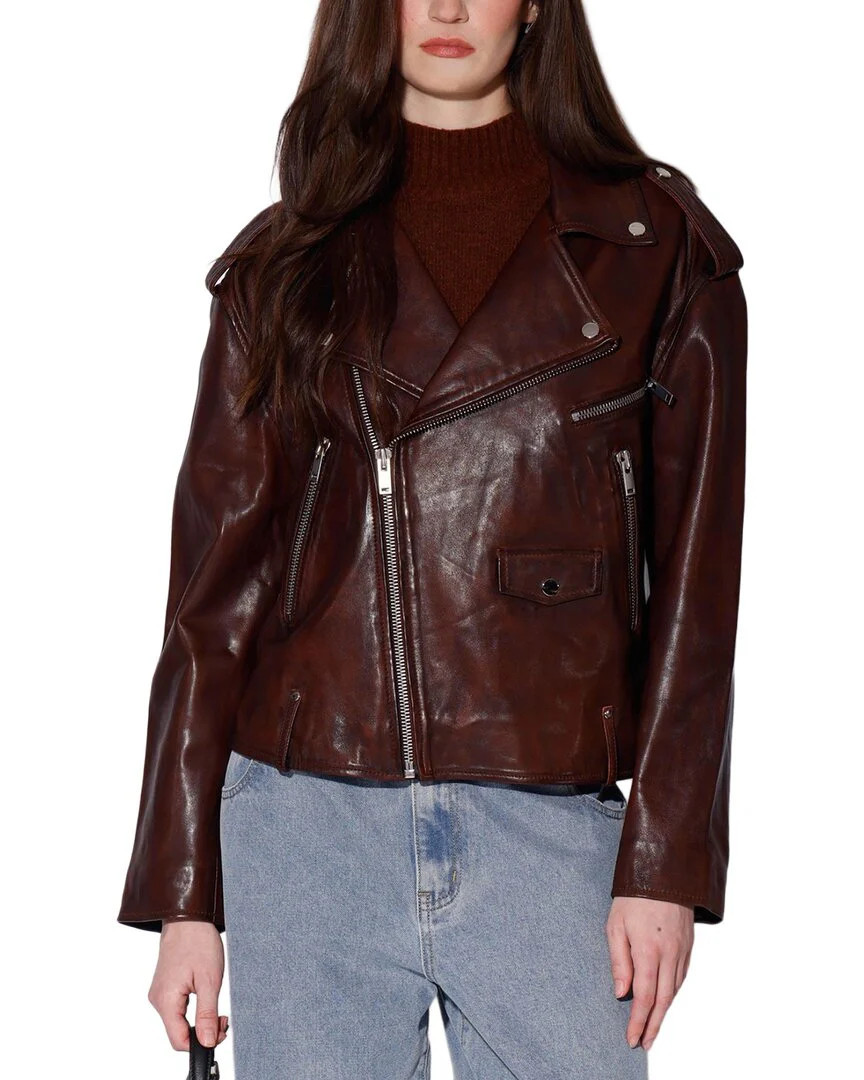Walter Baker Jett Leather Jacket | Shop Simon