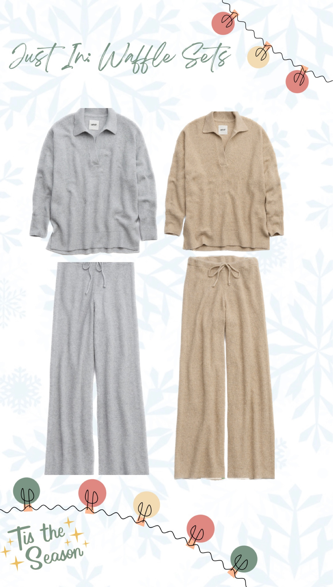 Just in: WAFFLE SETS 

AERIE holiday sale starts now 



#LTKGiftGuide #LTKCyberWeek #LTKSeasonal