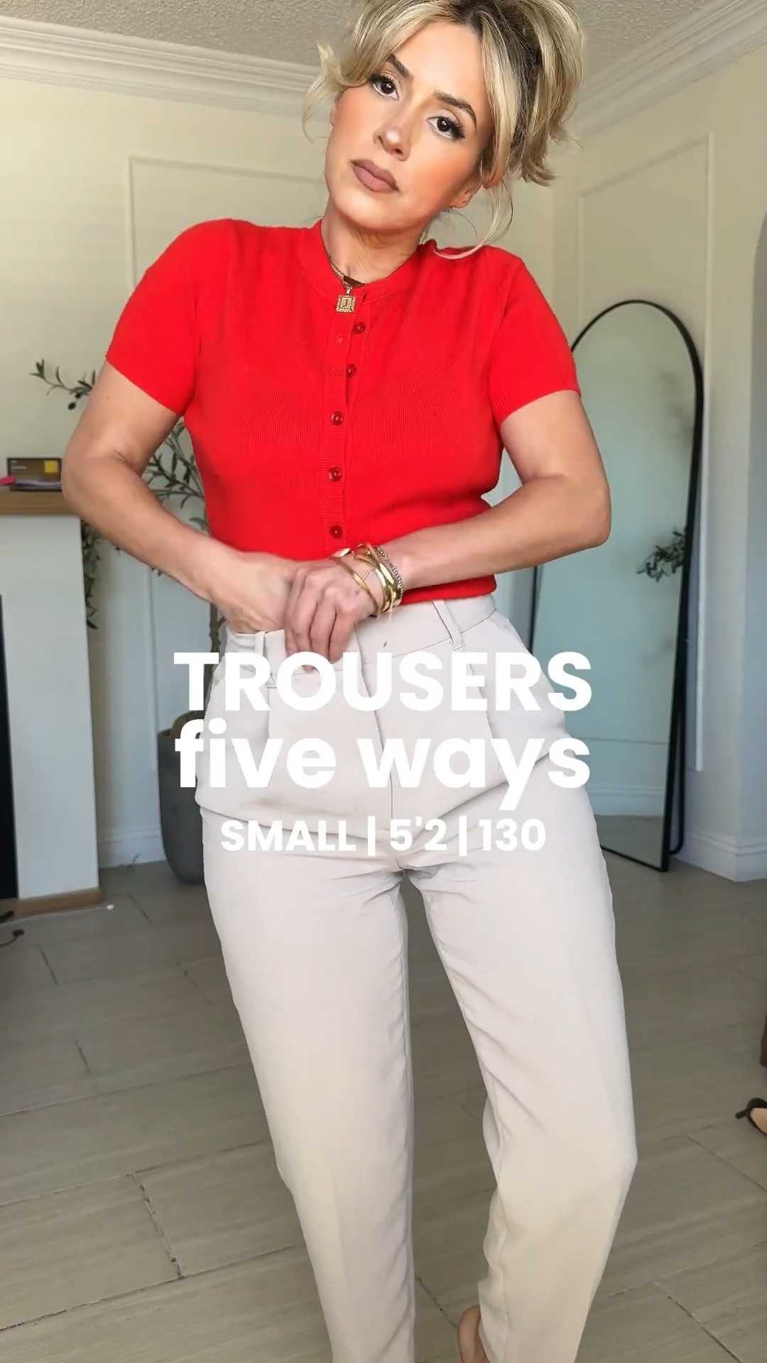5 outfits. 1 pair of trousers. Endless style inspo 🤩

#LTKootd #LTKWorkwear #LTKPetite