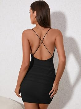 KUTUMAI Women's Ruched Bodycon Mini Homecoming Party Club Short Dresses | Amazon (US)