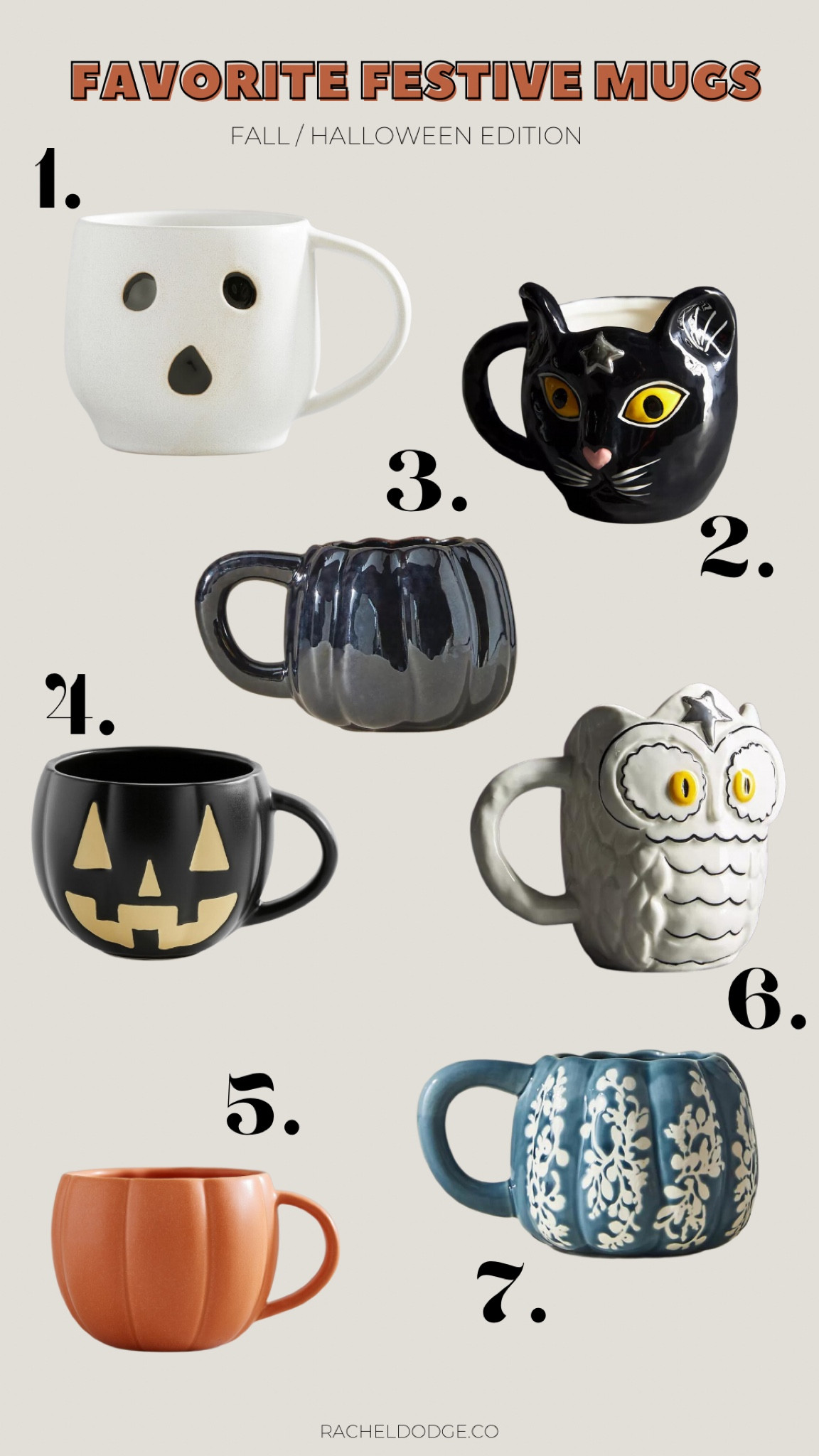 The cutest festive mugs for Fall/Halloween 🧡 #mughaul 

#LTKSeasonal #LTKhome #LTKFind